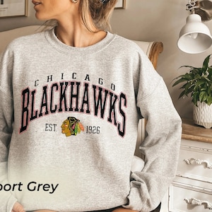 Chicago blackhawks hotsell crewneck sweatshirt