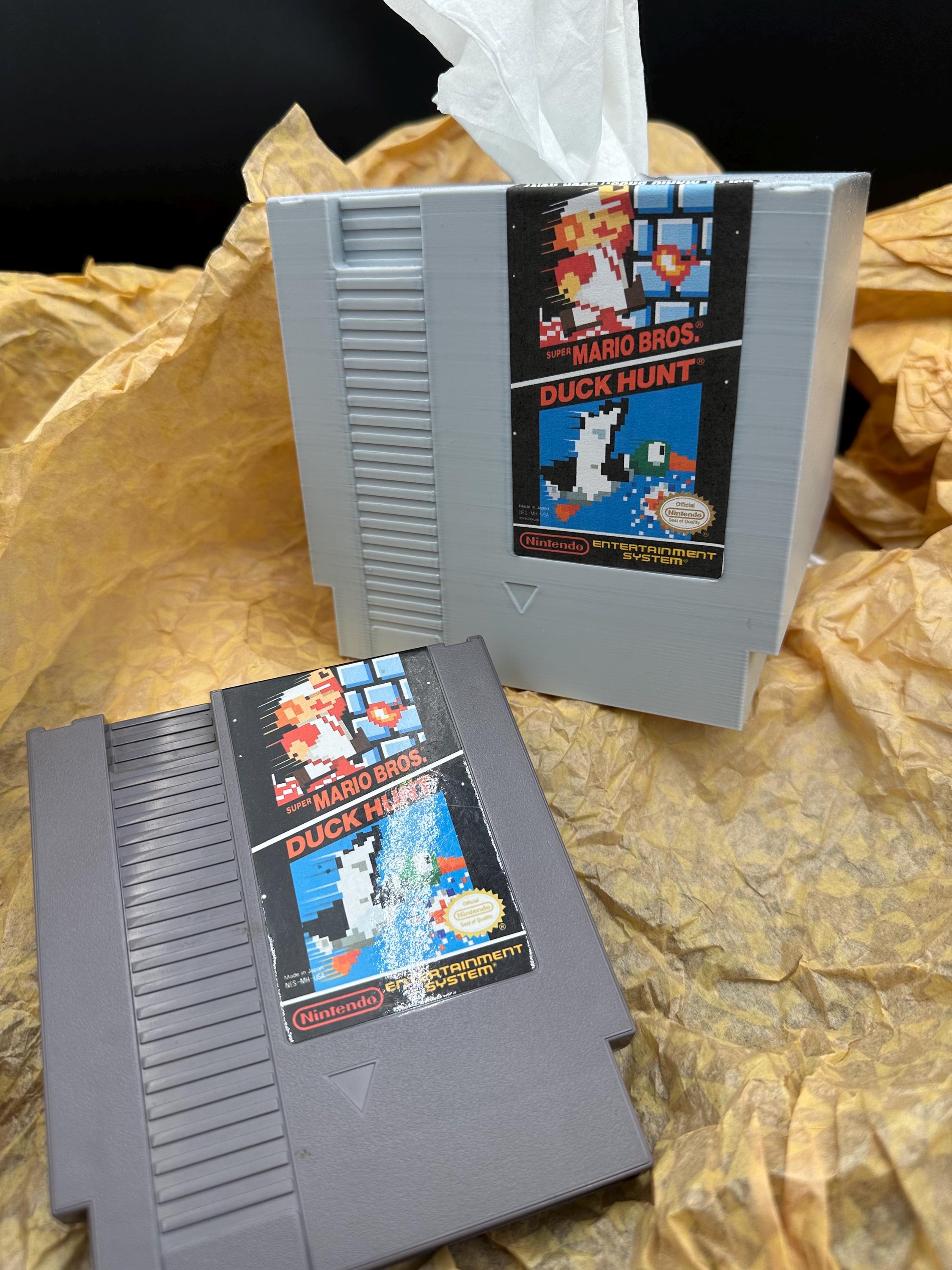 NES Cartridge Tissue Box Cover - Square Nintendo Themed 3D Printed ...