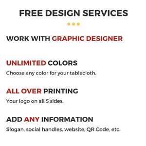 Custom Stretch Tablecloth With Logo | Personalized Table Cover For Events, Craft And Trade Show | Custom Printed Table Cloth With Your Brand image 5