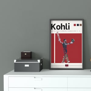 Virat Kohli RCB Cricket Legend Poster – Indian Cricket Fan Art (Digital Download) image 7
