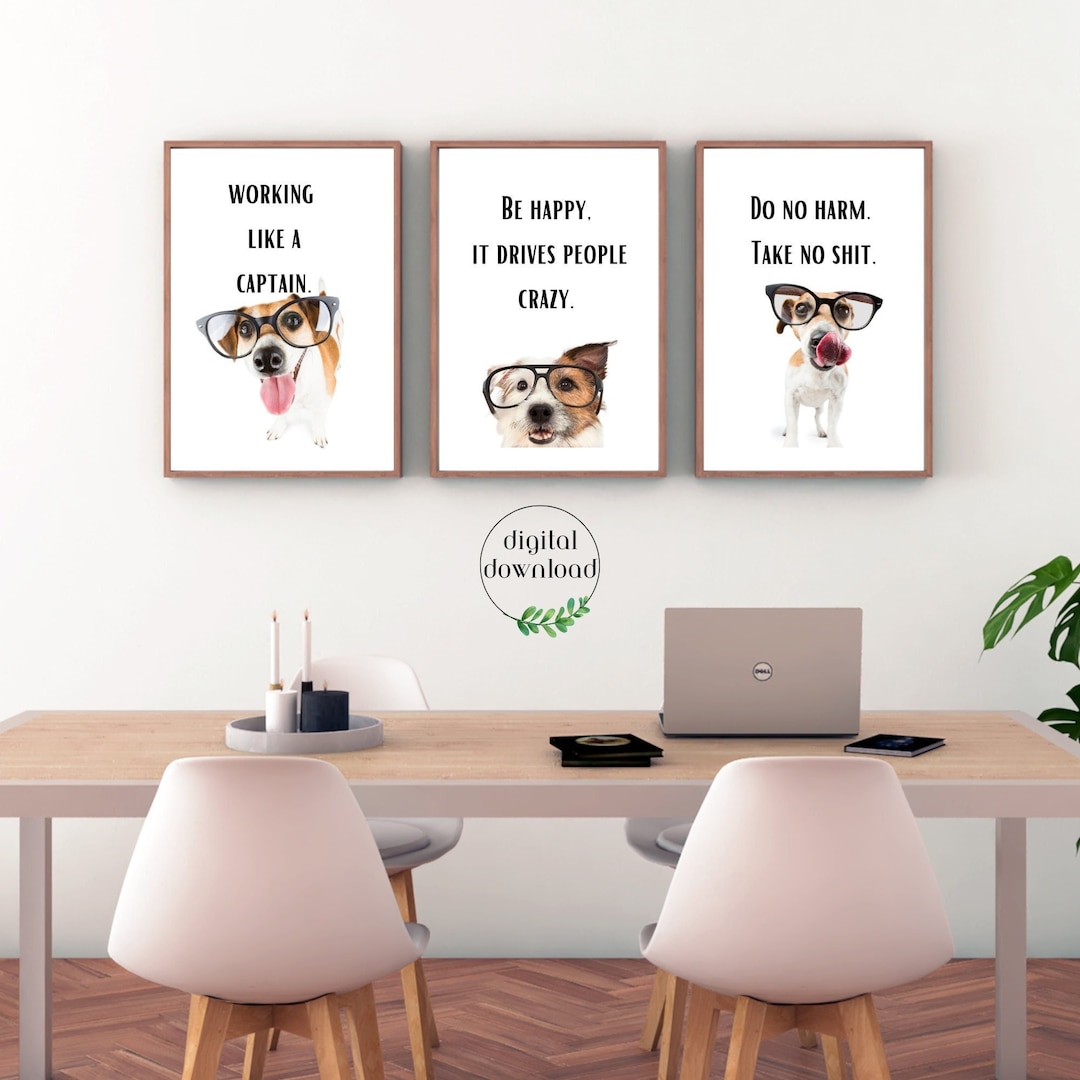 Funny Office Decor PRINTABLES Office Wall Art Funny Work From - Etsy