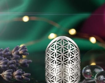 925 Sterling Silver Flower of Life Ring Mandala Floral Jewelry Handmade Mandala Ring Mandala Jewelry Geometry Mandala Flower Ring Christmas
