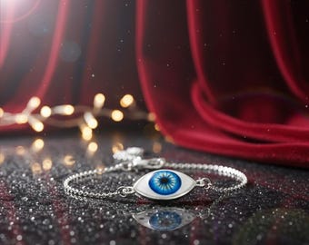 PERIMADE Turkish Evil Eye Charm Bracelet Amulet Nazar Blue Eye