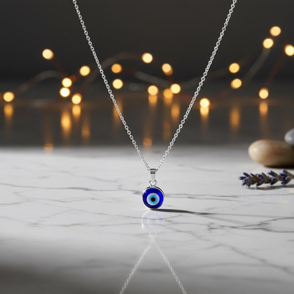 MYSTIC JEWELS By Dalia 925 Sterling Silver Filigree Eye of