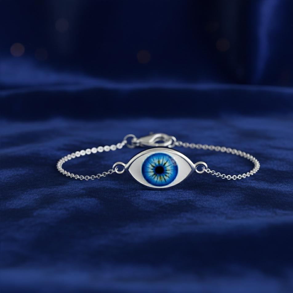 PERIMADE Turkish Evil Eye Charm Bracelet Amulet Nazar Blue Eye