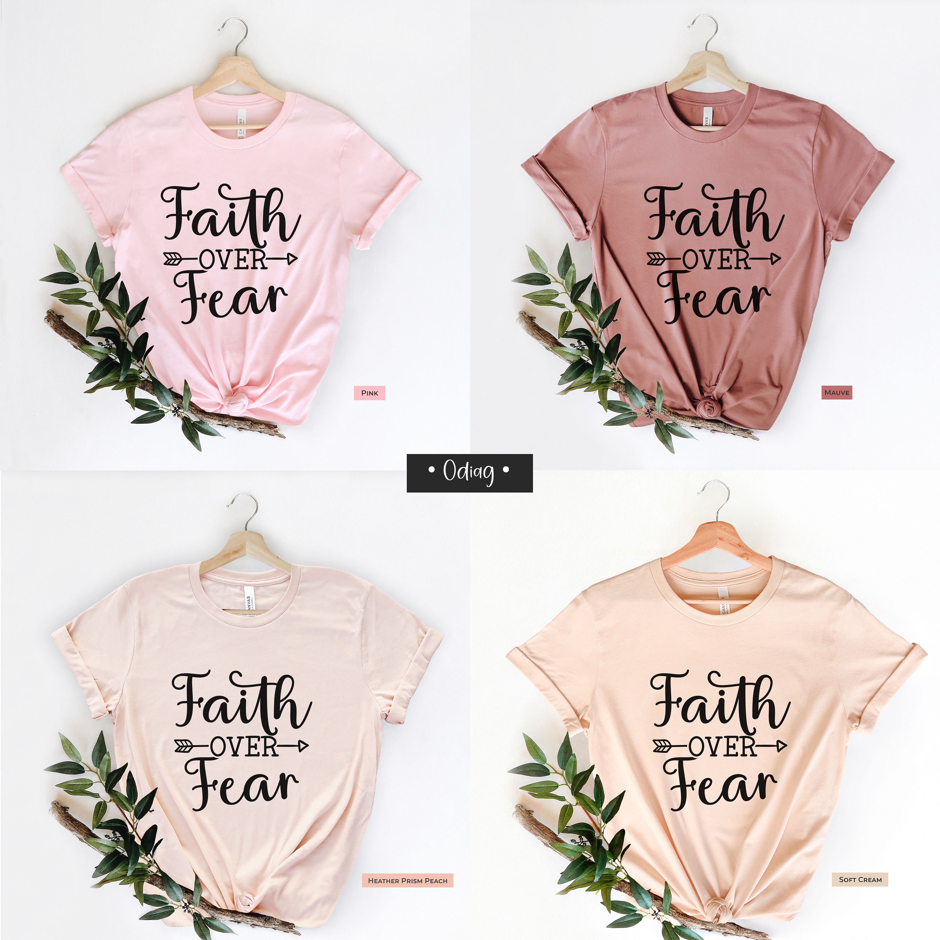 Faith Over Fear Shirt, Christian Shirts, Faith Shirt, Religious Shirt ...