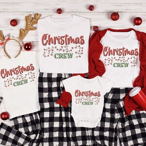 Christmas Crew Shirt, Family Christmas 2024 Tshirt, Matching Christmas, Christmas Pajama,, Family Christmas, Xmas Tee, Family Christmas Tee