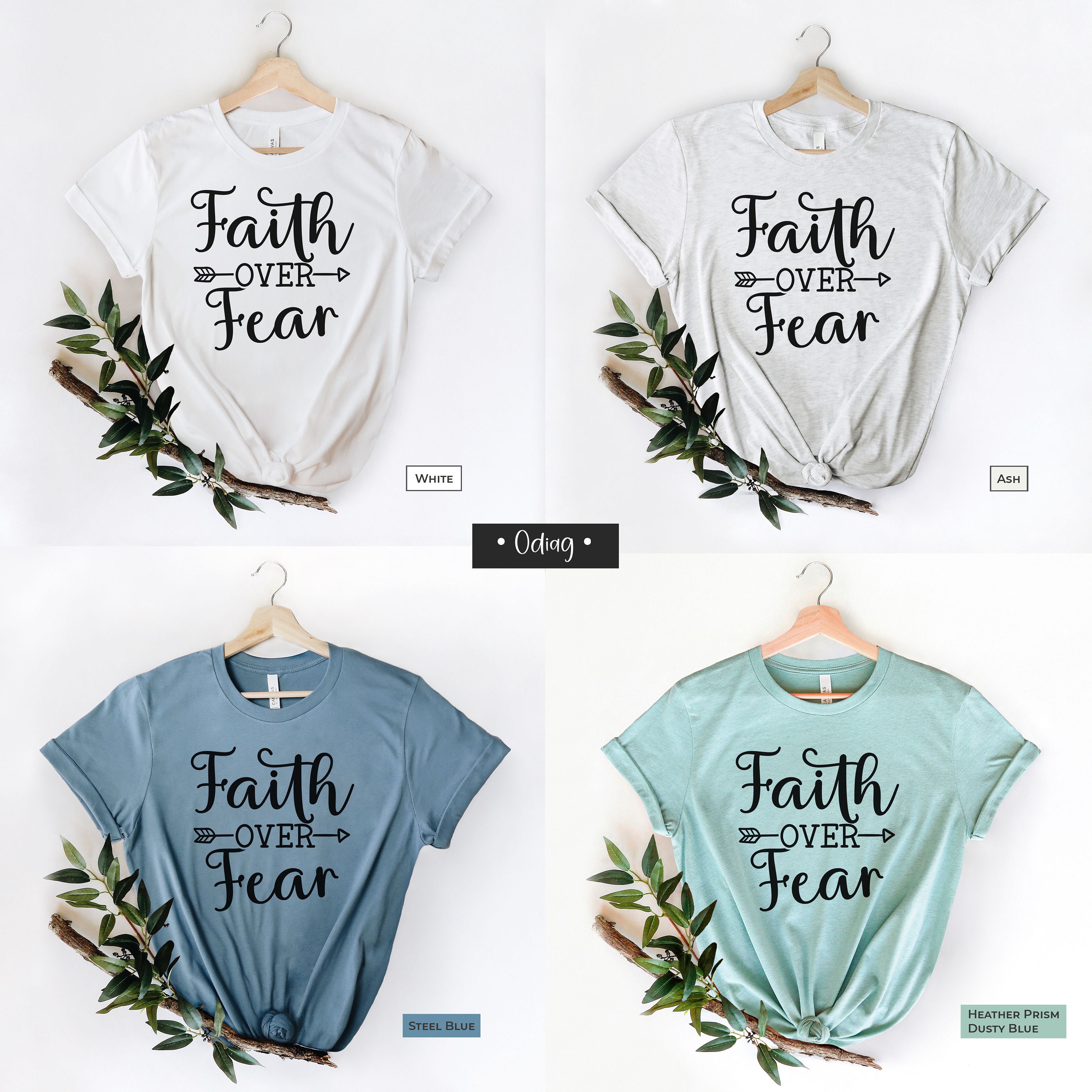 Faith Over Fear Shirt, Christian Shirts, Faith Shirt, Religious Shirt ...