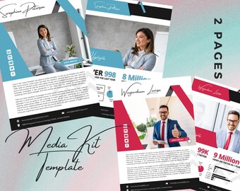 EPK Media Kit Template (2 Pages)