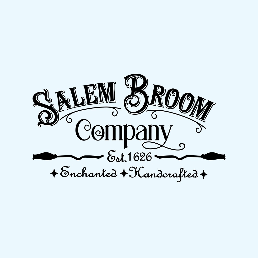 Salem Broom Company Digital PNG Salem Massachusett Witches - Etsy