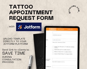 Tattoo Termin/Beratung Formular Vorlage