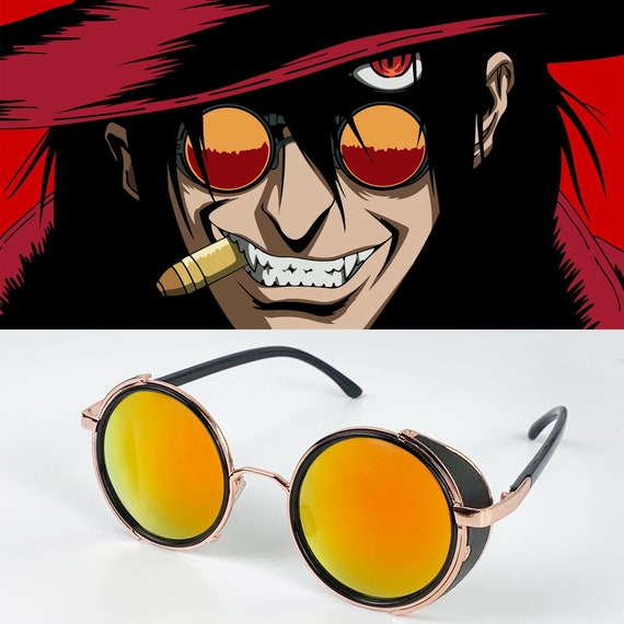 Anime Hellsing Alucard Vampire Hunter Tailored Cosplay Glasses 