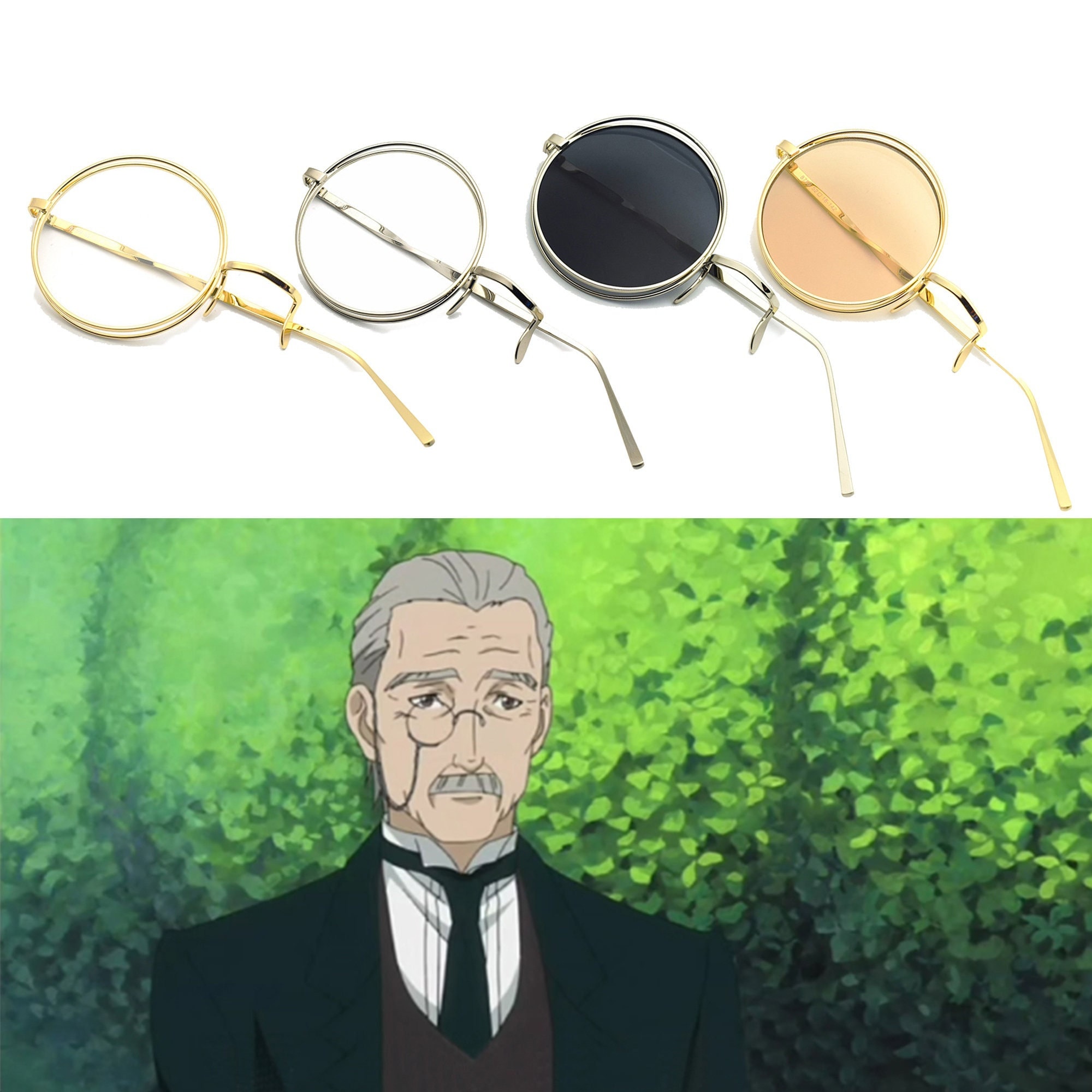 Anime Black Butler Tanaka Ciel Cosplay Monocular Glasses Chain - Etsy