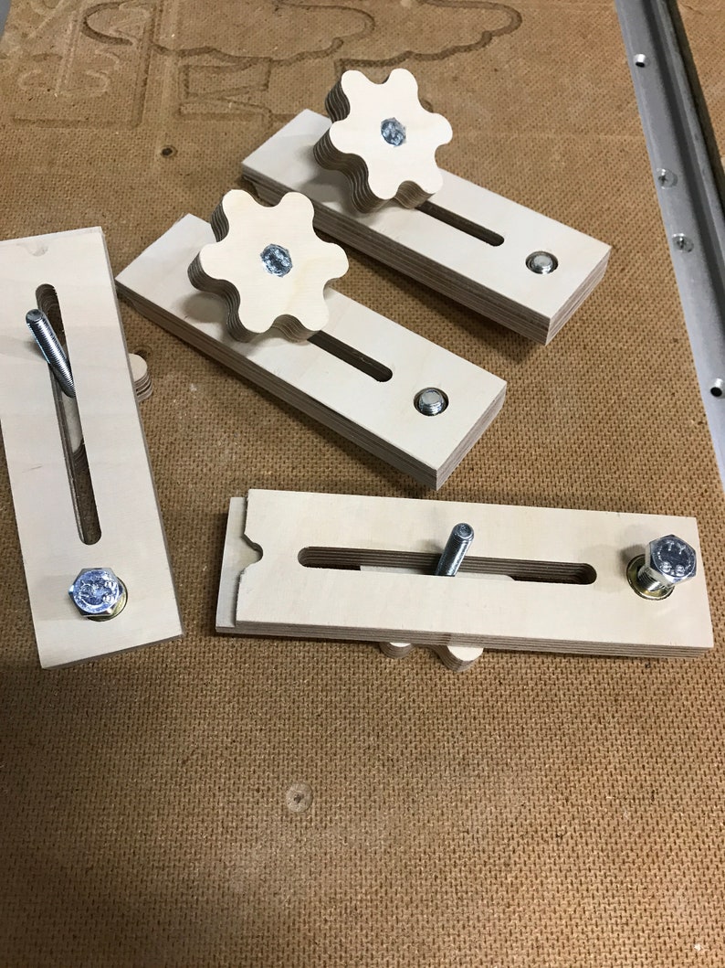 CNC Clamps & Knobs DIY Set Versatile, Adjustable, and Easytouse