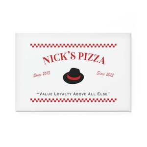 Raymond Reddington &quot;Nick&#39;s Pizza&quot; The Blacklist, James Spader, Magnet