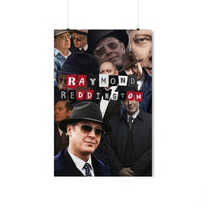 The Blacklist Raymond Reddington James Spader Collage Poster