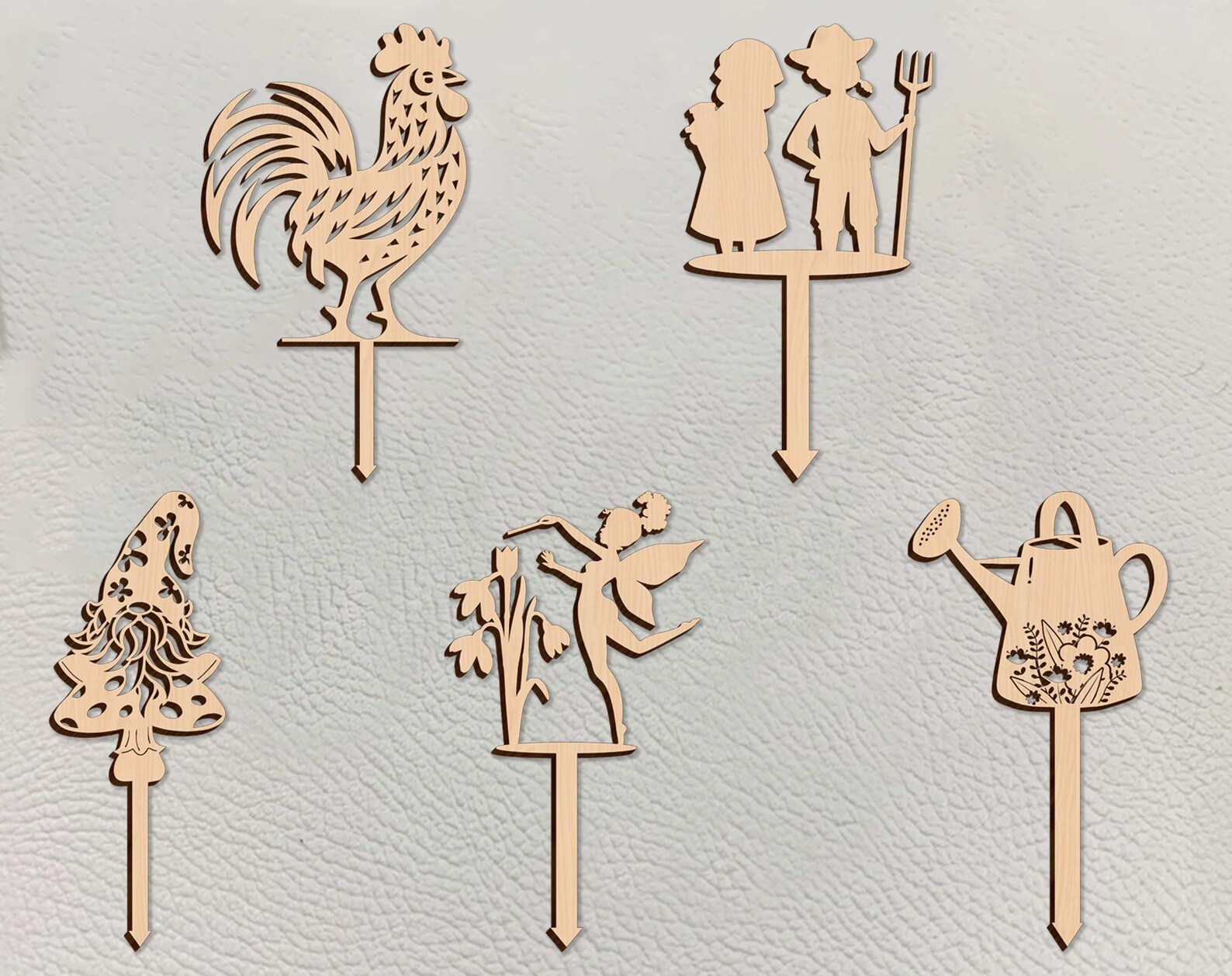 Animal Garden Stakes Svg Bundle , Garden Stakes Svg, Garden Lovers Svg