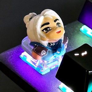 Valorant Jett Keycap, Artisan Keycap, Custom Keycap, Mechanical Keycaps | Gifts for Her, Gifts for Him