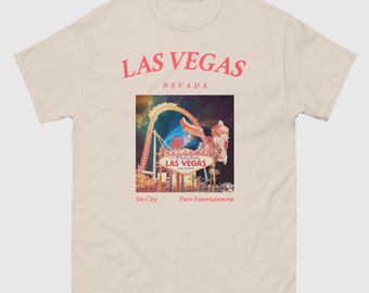 Las Vegas T Shirt, Vintage T Shirt 90s, Las Vegas Gifts, Bootleg T Shirt, Retro Graphic Tee, Vintage Style Shirt, Sin City T-Shirt