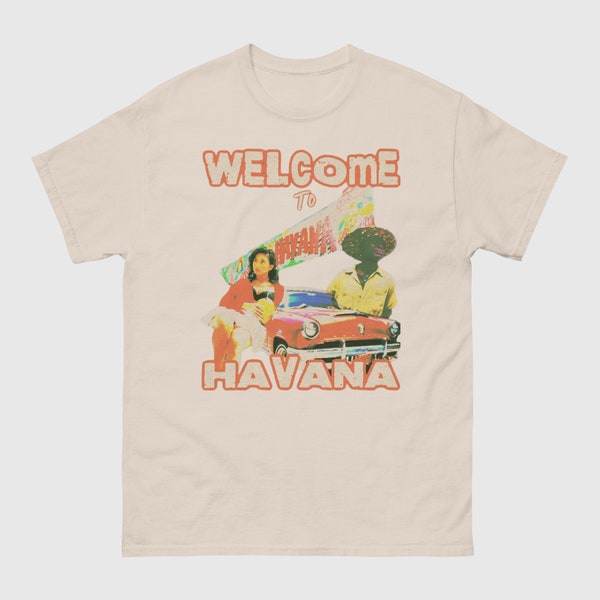 Welcome To Havana T Shirt, Vintage Tshirt, Retro Graphic Tee, T Shirt 90s, Bootleg T Shirt, Havana Tee, Cuba Gifts, Retro Shirt 90s, Havana