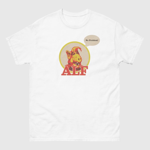 Alf T Shirt, Retro Alf T Shirt, Alf Gifts, Vintage Style Tshirt, Comics T Shirt, Retro Cartoon Shirt, Alf Vintage, 80s T Shirt, 90s T Shirt