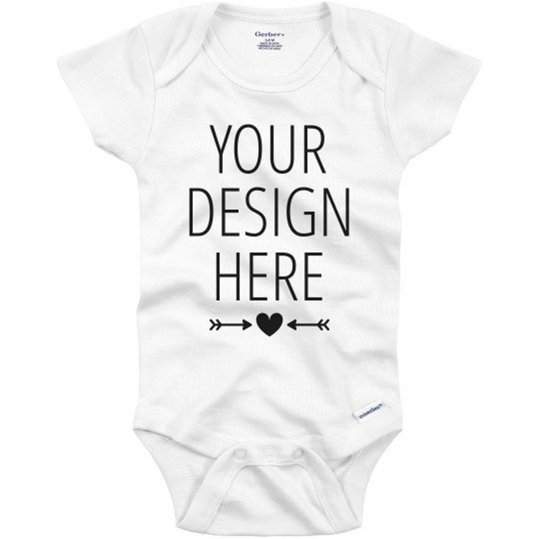 Custom Onesie Baby Onesie Custom Letter Baby Onesie Baby Etsy