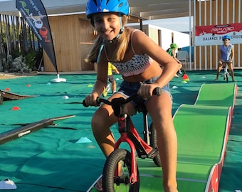 Kit de obstáculos para circuito de bicicletas para niños: Pump