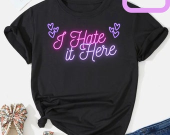Pastel I Hate It Here PNG  |  Sublimation PNG