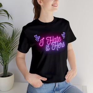 Pastel I Hate It Here Unisex Jersey Short Sleeve Tee