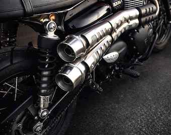 Triumph Scrambler 900 Under Seat Wiring Covers 2017+ | Cafe Racer | ASA | Set of 2