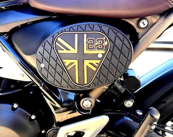 Tampa lateral para Triumph Scrambler 400 X – Painel ABS personalizável – Encaixe original