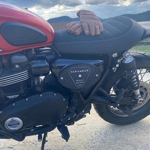 cover for triumph street scrambler 900, side cover panel model from 2017 to 2020, ace of peak