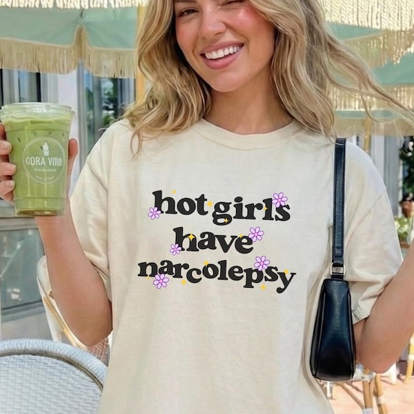 Hot Girls Have Narcolepsy Awareness Funny Shirt, Support Narcolepsy Walk Tees, Black Ribbon Shirts, In March We Wear Black Top