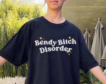 Sarkastisches EDS Bendy Bitch Disorder Shirt für Ehlers Danlos Syndrom Awareness Ehlers-Danlos Lustiges Geschenk Hypermobile Hypermobilität HEDS