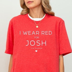 CHD Awareness Wear Red Shirt Heart Warrior Gift Heart Surgery Unisex CHD Moms Heart Mama Tshirts CHD Walk Congenital Heart Defect Tees hlhs