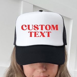 Customizable Trucker Cap for Team Events, Personalized Fun Group Outings, Adjustable Trucker Hat for Parties and Celebrations Y2K Gift Cap