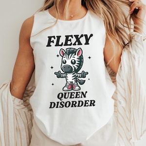 Ehlers Danlos Zebra Tank Top for EDS Warrior Gift Ehlers-Danlos Syndrome Hypermobile HEDS Rare Disease Teal Aware EDS Awareness Support