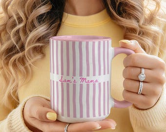 New Mom Mug, Custom Name Mug, Mother's Day Gift, Future Mom Gift, New Parent Gift, New Baby Gift for Mom, Pregnancy Announcement