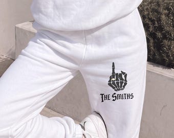 Bride & Groom Til Death Goth Wedding Sweatpants Matching Couple Sweatsuit Set, Custom Date Personalized Husband and Wife Outfits Honeymoon
