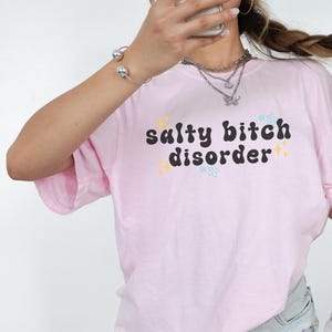 POTS Syndrome Salty Bitch Disorder Shirt Funny POTS Awareness T Shirt for Chronic Illness Dizzy Shirt for Flare Day Tshirt Gift Idea for EDS