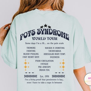 POTS Syndrome Tour Shirt People Of The Salt Postural Orthostatic Tachycardia Gift Dysautonomia Awareness Tshirt Potsie Apparel Disability
