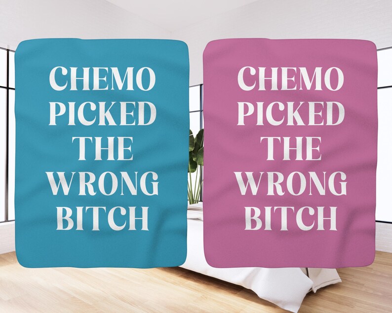 Chemotherapy Recovery Gift Funny Blanket Get Well Soon Basket for Woman