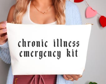 Pots Syndrome Accesory Pouch Small Pots Tote Bag Survivor Spoonie Dysautonomia Chronic Illness Hidden Disability Ehlers Danlos Flare Day Eds