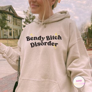 Funny EDS Hoodie Sarcastic Ehlers-Danlos Syndrome Gift Ehlers Danlos Awareness Bendy Bitch Disorder Ehler Danlos EhlersDanlos Trendy Teal