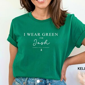 Cerebral Palsy Awareness Wear Green CP Awareness Shirt Gift Warrior Kids Shirt Mom Support Cerebral Palsy Sweatshirt Wear Green March Tshirt image 2
