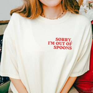 Spoonie Gift Flare Day T-shirt Chronic Illness Shirt Migraine Fibromyalgia Endometriosis Arthritis Ehlers Danlos Multiple Sclerosis POTS