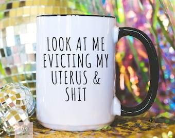 Get Well Soon Gift Funny Post Hysterectomy Surgery Gift Box For Her Heal Quick Gift Box Speedy Recovery Look At Me Evicting My Uterus Mug