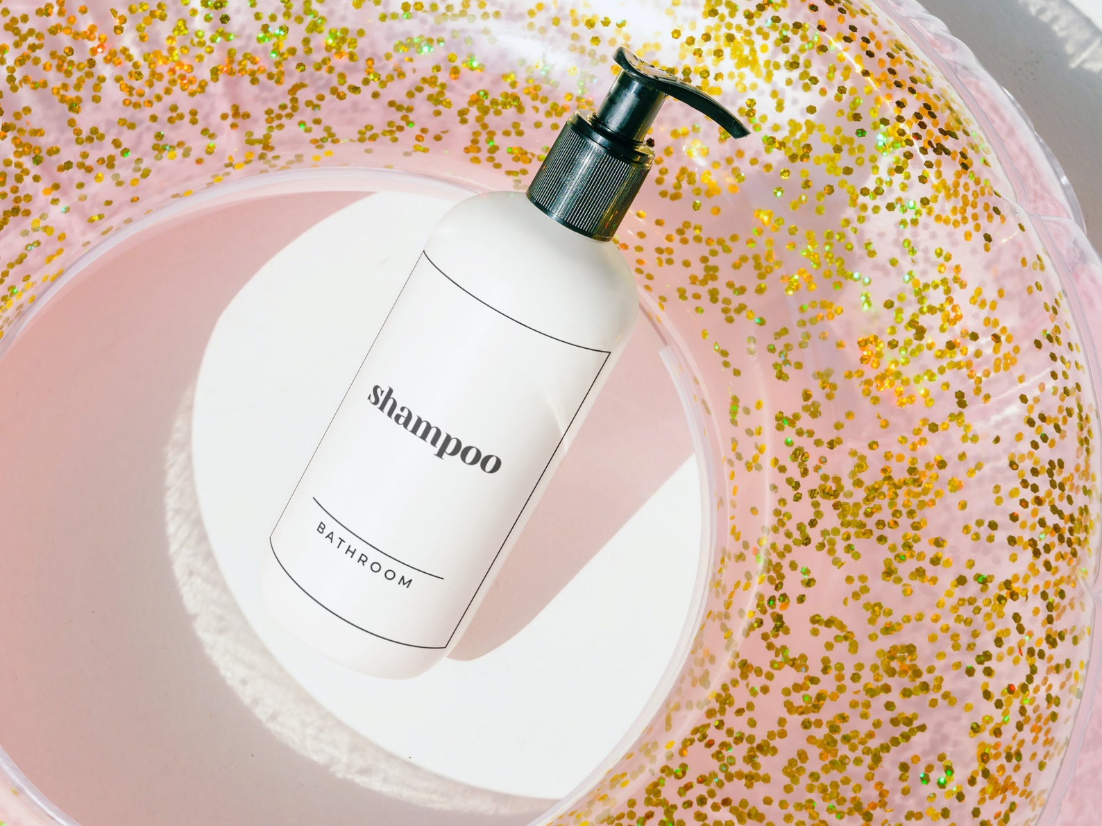 White Minimalist Bathroom Labels Printable, Shampoo Conditioner Hand ...