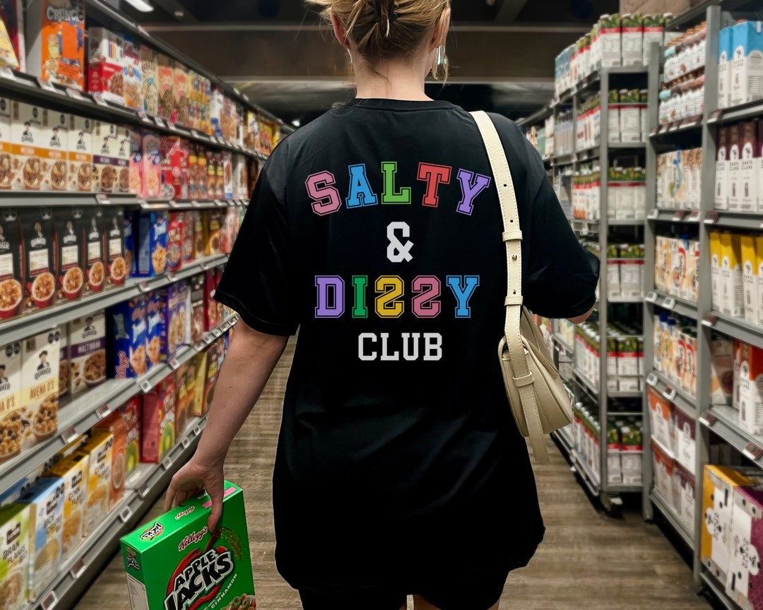 Ffunny POTS Syndrome Shirt Salty and Dizzy Tshirt Postural Orthostatic