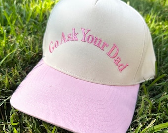 Bonnet brodé Go Ask Your Dad